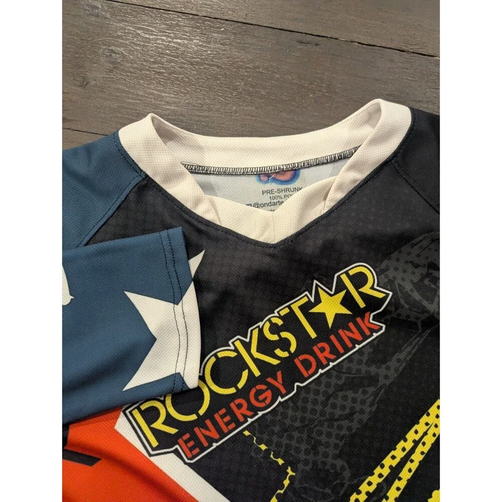 Mens‎ Rockstar Energy Drink Pistoleros Long Sleeve Shirt Large Read